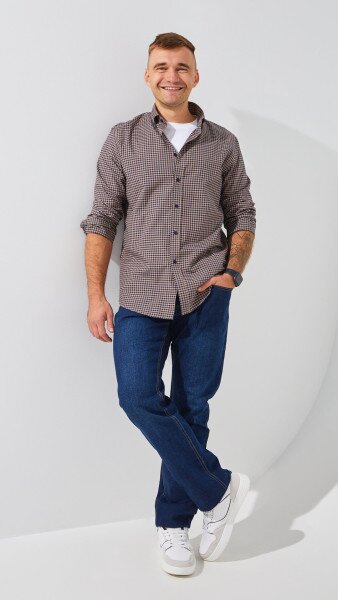 Купити Джинси Regular Fit чоловічі  903 29 Синій Артикул: 2000999302213 Фото №2