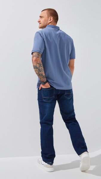Купити Джинси Regular Fit чоловічі 909 32 Темно-синій Артикул: 2000999183898 Фото №5
