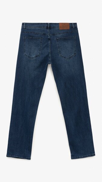Купить Джинсы Regular Fit мужские HB500 28 Темно-синий Артикул: 2000999193705 Фото №10