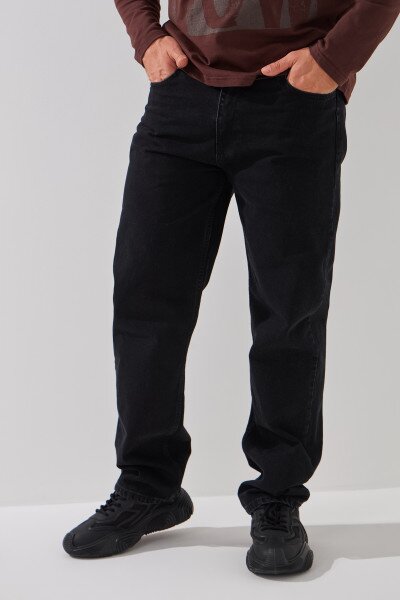 Купить Джинсы Regular fit мужские LAWA MBC02363 30 Черный Артикул: 2000999141515 Фото №1