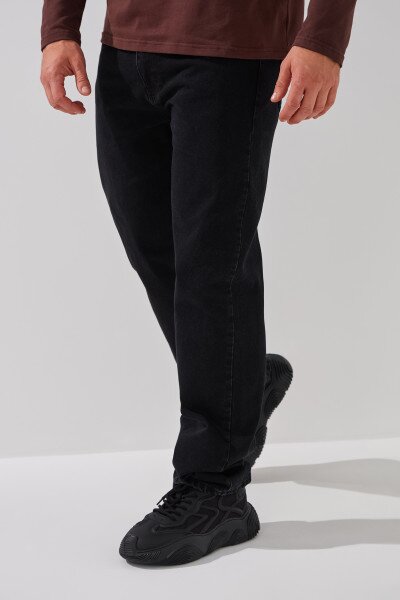 Купить Джинсы Regular fit мужские LAWA MBC02363 30 Черный Артикул: 2000999141515 Фото №3