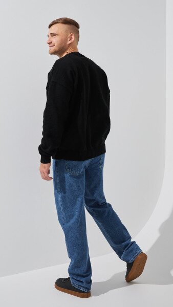 Купить Джинсы Regular fit мужские LAWA MBC02363 30 Темно-синий Артикул: 2888000023292 Фото №4