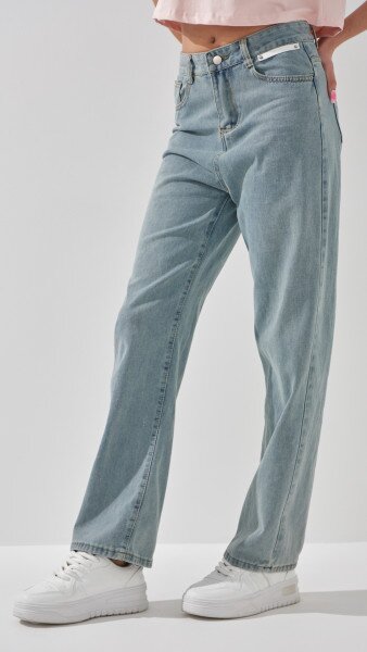 Купити Джинси Regular Fit жіночі 685 S Синій Артикул: 2000990557063 Фото №2
