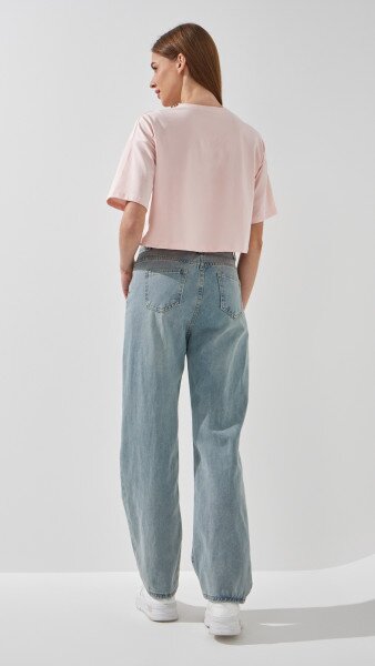 Купити Джинси Regular Fit жіночі 685 S Синій Артикул: 2000990557063 Фото №3