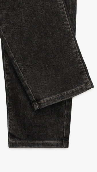 Купити Джинси Slim Fit чоловічі 2221 30 Чорний Артикул: 2000999191244 Фото №9