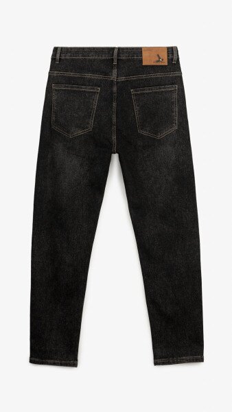 Купити Джинси Slim Fit чоловічі 2221 30 Чорний Артикул: 2000999191244 Фото №10