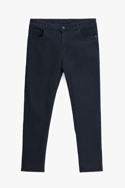 Купить Джинсы Slim Fit мужские 829 32 Темно-синий Артикул: 2000991003491 Фото №5
