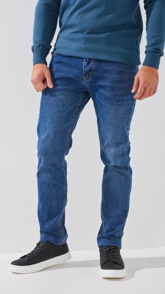 Купити Джинси Slim Fit чоловічі  LTB1001 32 Синій Артикул: 2000999193583 Фото №1