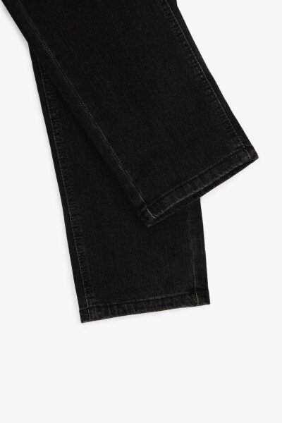 Купить Джинсы Slim Fit мужские W008-5 29 Темно- серый Артикул: 2000991039254 Фото №8