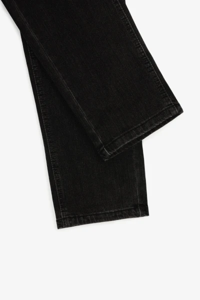 Джинсы Slim Fit мужские W008-5 29 Темно- серый  Фото №7