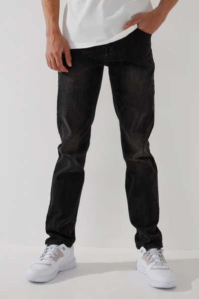 Джинсы Slim Fit мужские W008-5 29 Темно- серый  Фото №0