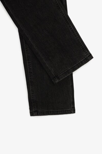 Купить Джинсы Slim Fit мужские W008- 6 29 Темно-серый Артикул: 2000991039339 Фото №9