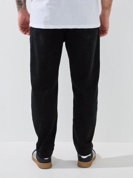 Купить Джинсы Slim Fit однотонные мужские GENUA 2226 32 Черный Артикул: 2000999385650 Фото №3