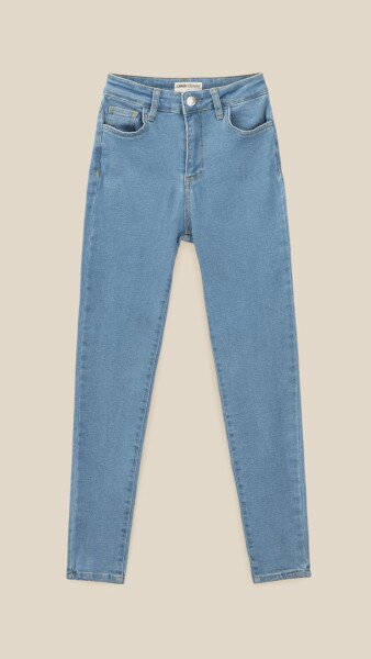 Купить Джинсы Slim Fit женские LAWA WBC02413 34 Светло-синий Артикул: 2000999394256 Фото №7