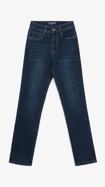 Купити Джинси Slim Fit жіночі Vindasion 4017 25 Синій Артикул: 2000999306082 Фото №7