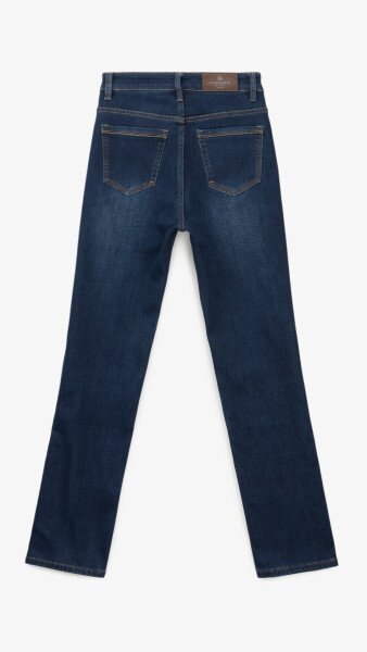 Купити Джинси Slim Fit жіночі Vindasion 4017 25 Синій Артикул: 2000999306082 Фото №11