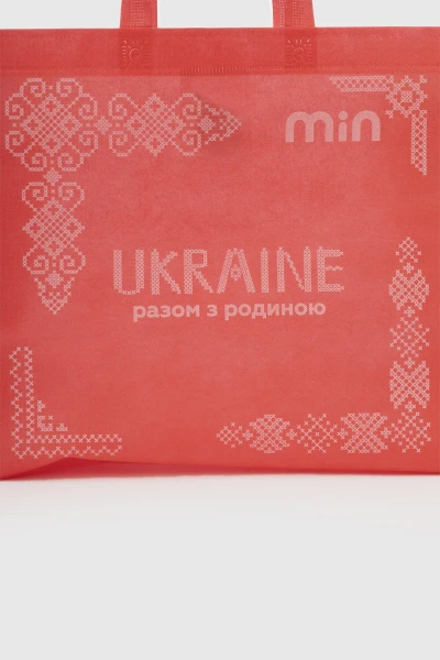 Купить Эко-сумка MIN One Size Красный (2000990318947A) Артикул: 2000990318947 Фото №4