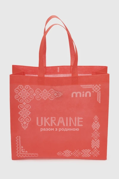 Купить Эко-сумка MIN One Size Красный (2000990318947A) Артикул: 2000990318947 Фото №3