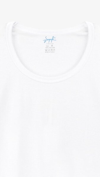 Купить Футболка-белье мужская Sayhg 102 M Белый Артикул: 2000999294778 Фото №6