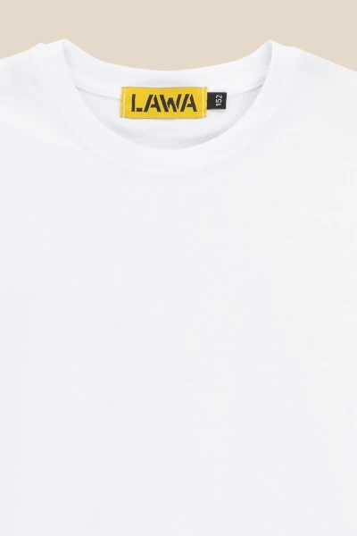 Купить Футболка однотонная для девочки LAWA GBC02311 152 см Белый Артикул: 2000991010833 Фото №9