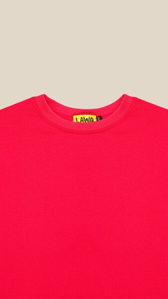 Купить Футболка однотонная для девочки LAWA GBC02337 134 см Малиновый Артикул: 2888000008329 Фото №7