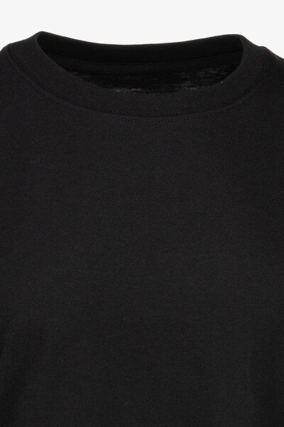 Купить Футболка однотонная женская On me OnMe-010 baza 2XL Черный Артикул: 2000990983664 Фото №2