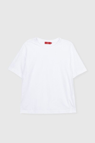 Купить Футболка однотонная женская LAWA CTM WBC02301 XL Белый Артикул: 2000989915461 Фото №6