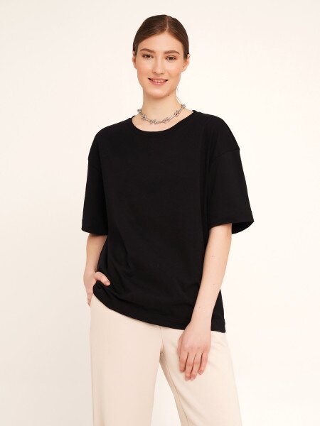 Купити Футболка LAWA WBC02301 XS Чорний Артикул: 2000989898962 Фото №1
