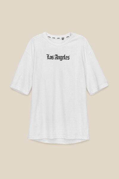 Купить Футболка с принтом Los Angeles мужская LAWA P-MB02303 XL Белый Артикул: 2000990540614 Фото №6