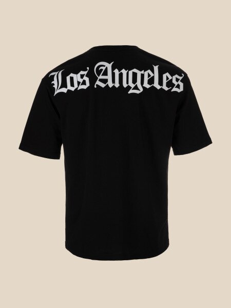 Купить Футболка с принтом Los Angeles мужская LAWA P-MB02303 XL Черный Артикул: 2000990565686 Фото №7