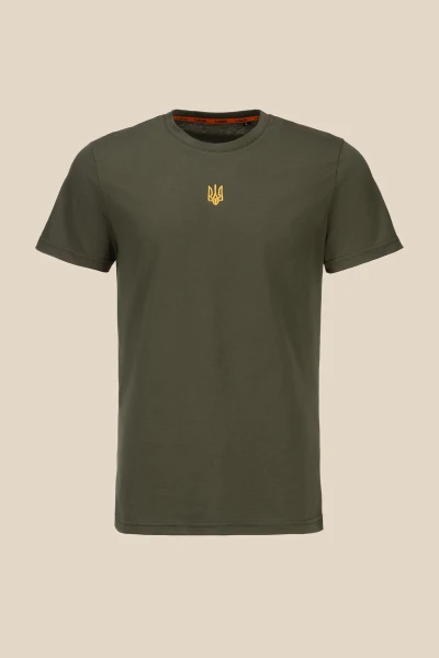 Купити Футболка з принтом чоловіча LAWA E-MB02308 XL Оливковий Артикул: 2000990492159 Фото №6