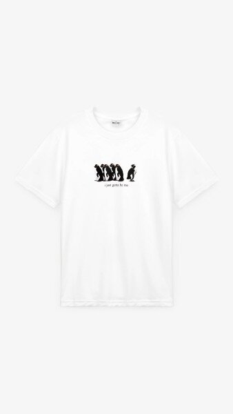 Купить Футболка с принтом мужская Demos 4035MP XL Белый Артикул: 2000990989550 Фото №1