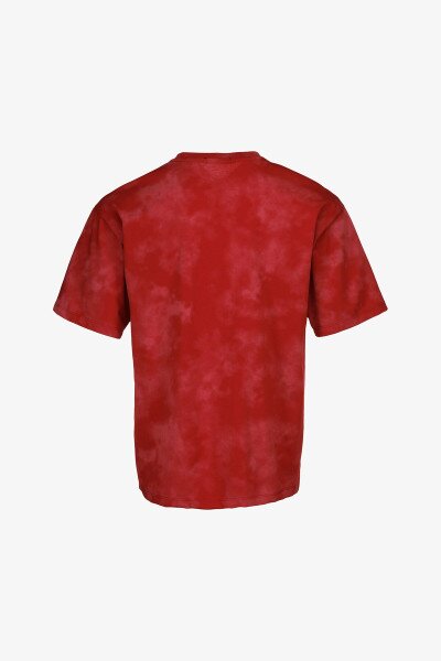 Купить Футболка с узором мужская 1507 XL Бордовый Артикул: 2000990874375 Фото №2