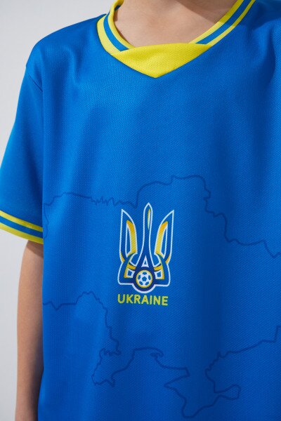 Купити Футбольна форма для хлопчика BLD UKRAINE 104 см Синій Артикул: 2000990758767 Фото №3