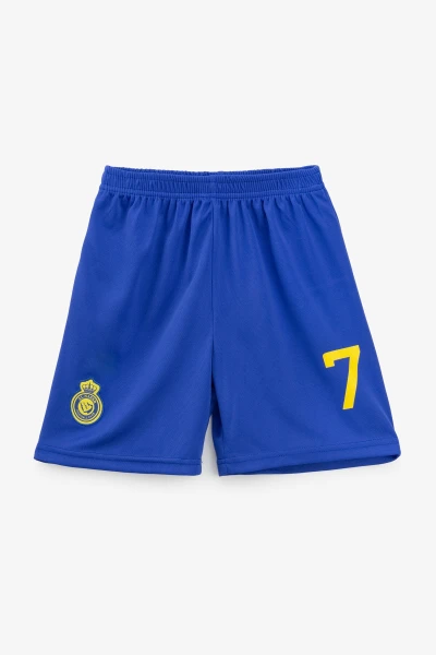 Футбольна форма для хлопчика BLD AL NASSR RONALDO 152 см Синьо-жовтий  Фото №9
