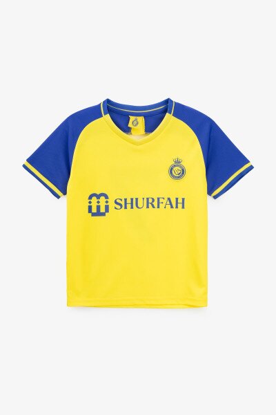 Купить Футбольная форма для мальчика BLD AL NASSR RONALDO 110 см Сине-желтый Артикул: 2000990102157 Фото №7