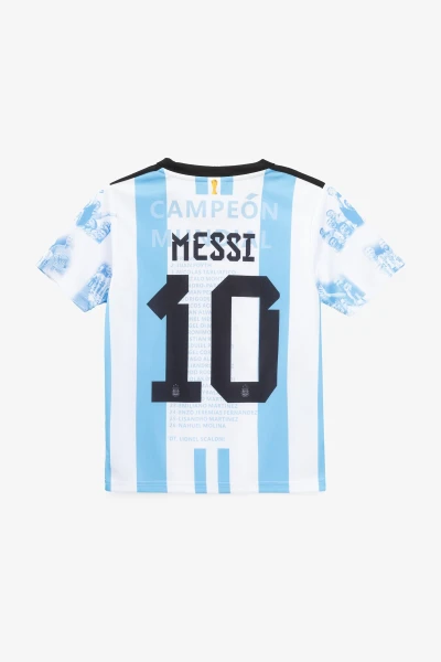Футбольна форма для хлопчика BLD АРГЕНТИНА MESSI 110 см Біло-блакитний  Фото №8