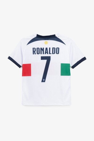 Купити Футбольна форма для хлопчика BLD ПОРТУГАЛІЯ RONALDO 110 см Білий Артикул: 2000990366986 Фото №9