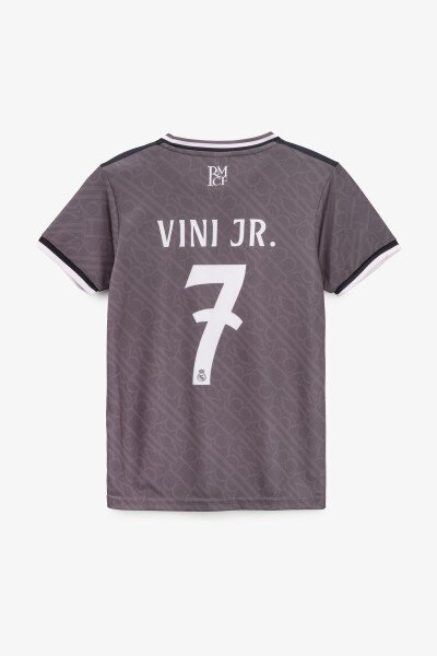 Купити Футбольна форма для хлопчика BLD РЕАЛ МАДРИД VINI JR 110 см Сірий Артикул: 2000990758873 Фото №9
