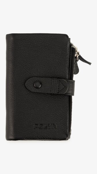 Купить Кошелек женский Polyn 3998-1806 Черный Артикул: 2000999238406 Фото №1