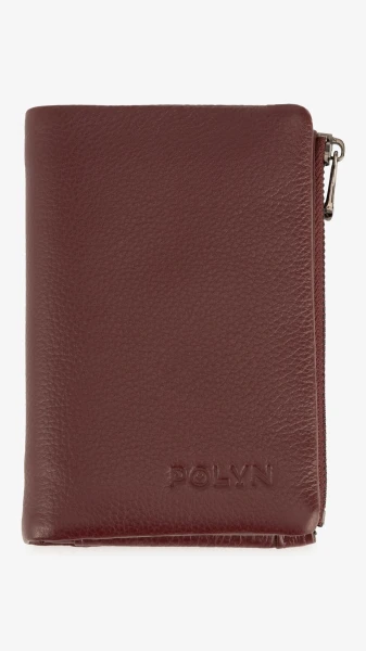 Гаманець жіночий Polyn 9937-1806 Бордовий  Фото №0
