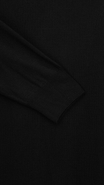 Купити Гольф однотонний чоловічий Demos PB002 4XL Чорний Артикул: 2000999279911 Фото №8