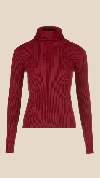 Купить Гольф однотонный женский LAWA WBC12262 L/XL Бордовый Артикул: 2000999284229 Фото №6