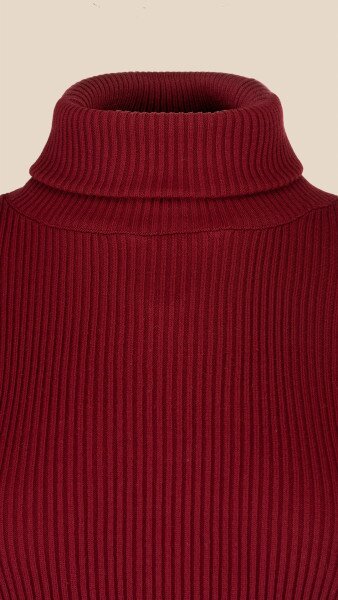 Купить Гольф однотонный женский LAWA WBC12262 L/XL Бордовый Артикул: 2000999284229 Фото №7
