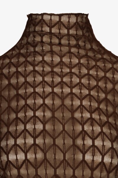 Купити Гольф однотонний жіночий Rong Rong 993 One Size Коричневий Артикул: 2000990897268 Фото №9
