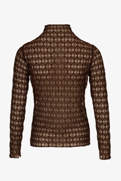 Купити Гольф однотонний жіночий Rong Rong 993 One Size Коричневий Артикул: 2000990897268 Фото №10