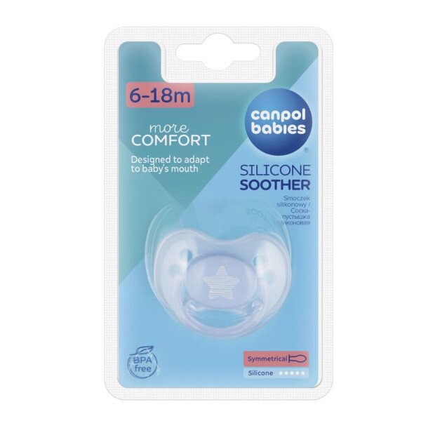 Купить Пустышка силиконовая симметричная Pastelove Canpol babies 22/417 Разноцветный Артикул: 5903407224176 Фото №3