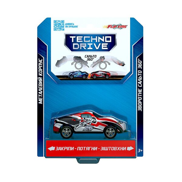 Купити Ігрова машинка Flip'ems TechnoDrive 1312 Крутий переворот в асортименті (8886457613121) Артикул: 8886457613121 Фото №1
