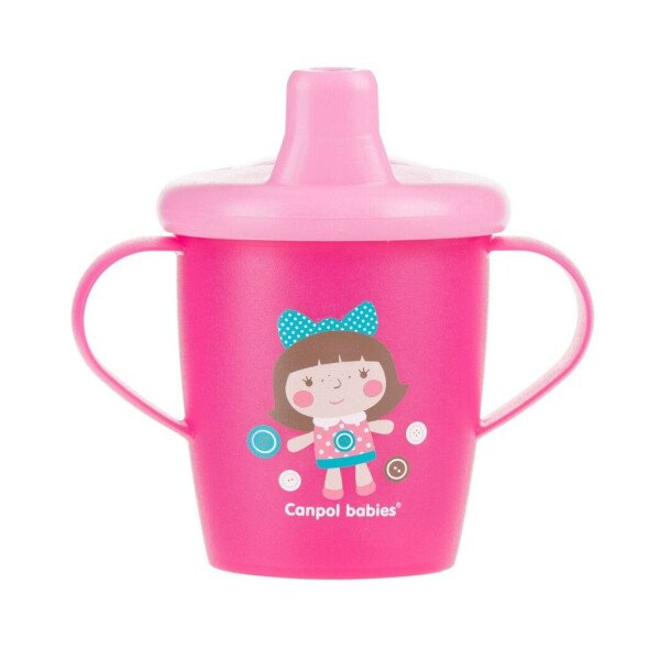 Купить Кружка непроливайка Toys Canpol babies 31/200_pin Розовый Артикул: 5901691813076 Фото №1