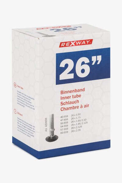 Купити Камера для велосипеда Rexway 390746 26" Різнокольоровий Артикул: 2000991070646 Фото №3